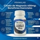 thumbnail image 3 of Citrato De Magnesio Pranalab 400mg Pack De 3 Frascos 90 Cápsulas, 3 of 6