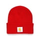 thumbnail image 1 of Classic Label Patch Beanie Unisex Candy Color Knit Hat Elastic Lightweight Couple Skull Cap For Women & Men, 1 of 5