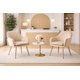 thumbnail image 5 of Sillón Poltrona Tapizada en Velvet Beige con Patas Doradas 58x82 cm, 5 of 5