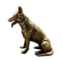 Bothyi - Estatua De Perro De Latón Feng Shui Coleccionables Estatuilla De Latón De Perro Para Decoración