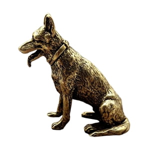 Bothyi - Estatua De Perro De Latón Feng Shui Coleccionables Estatuilla De Latón De Perro Para Decoración