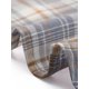 thumbnail image 5 of INSPIRE CHIC Camisa de Mujer con Cuello en Punta, Mangas Cortas, Cuadros, Botones, Talla M, Gris Azul, 5 of 6