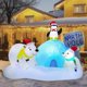 thumbnail image 1 of Joiedomi inflable para Navidad, polo norte, 6 pies con LED, 1 of 9