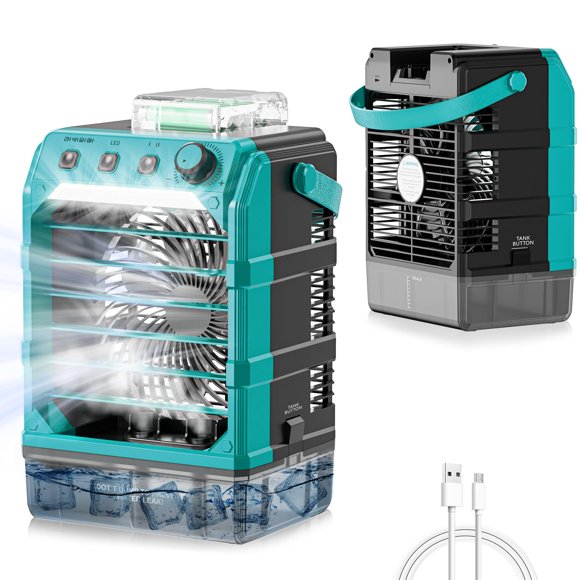 Ventilador portátil Rozlchar para batería Makita 18V
