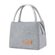 thumbnail image 1 of Bolsa De Almuerzo Aislada Bolsa Térmica Aislada Portátil Para El Trabajo Playa Escuela Gris, 1 of 3