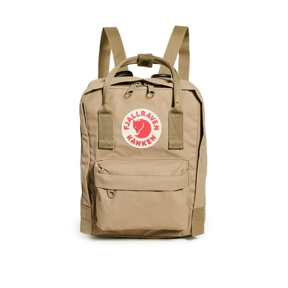 Mochila Fjällräven Kanken Mini de nailon verde arcilla para mujer