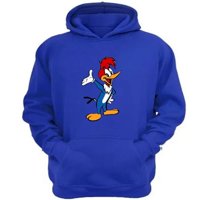 Genérico - Polerón Canguro El Pájaro Loco Azul Talla M Unisex