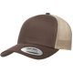 thumbnail image 1 of Gorra Yupoong Single Trucker marrón caqui con cierre snapback, 1 of 3