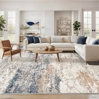 Alfombra Area Art&Tuft, Lavable, Antideslizante, 240 X 300 Cm, Resistente A Las Manchas