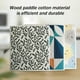 thumbnail image 5 of Paquete de 5 paños de cocina | Paños de cocina suecos geométricos | Paños de esponja de celulosa | Toallas de papel reutilizables y lavables | Toallas de limpieza doméstica biodegradables y sin olor, 5 of 5
