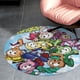 thumbnail image 4 of Los Snorkels Alfombra Redonda de Felpa Coral, Antideslizante, No Desprende Pelusas, Lavable y Duradera para Salón, Dormitorio y Habitación de Niños 60cm, 4 of 6