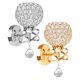 thumbnail image 1 of 2/3 Piezas Luces De Pared De Cristal Lámpara De Pasillo De Cabecera Decoración Del Hogar 2 Piezas Plata Dorado, 1 of 5