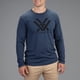 thumbnail image 2 of Camisa Vortex Optics Core Logo de manga larga para hombre, color azul marino jaspeado, 2 of 3