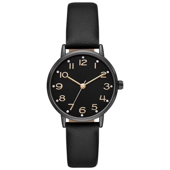 Reloj Time and Tru FMDOTT058 Gunmetal Cristal Negro