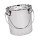 thumbnail image 2 of Cubo De Leche De Acero Inoxidable, Suministros Portátiles Para Animales De Granja, Estable, Individual, 5L, 2 of 5