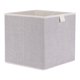 thumbnail image 1 of REGALWOVEN Cubo de Almacenamiento, Cesta de Almacenamiento para Estantes de Armario, 1 Paquete Cesta de Almacenamiento Plegable para Organizar Ropa Mantas Beige 11.8*11.8*11.8in, 1 of 7