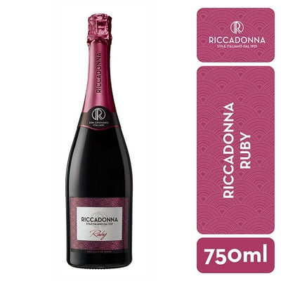 Espumante Ruby 8° Botella 750 Ml Riccadonna