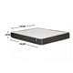 thumbnail image 3 of Colchon America 2 Plazas Gris Plazas 150x190x20 Cm, 3 of 3
