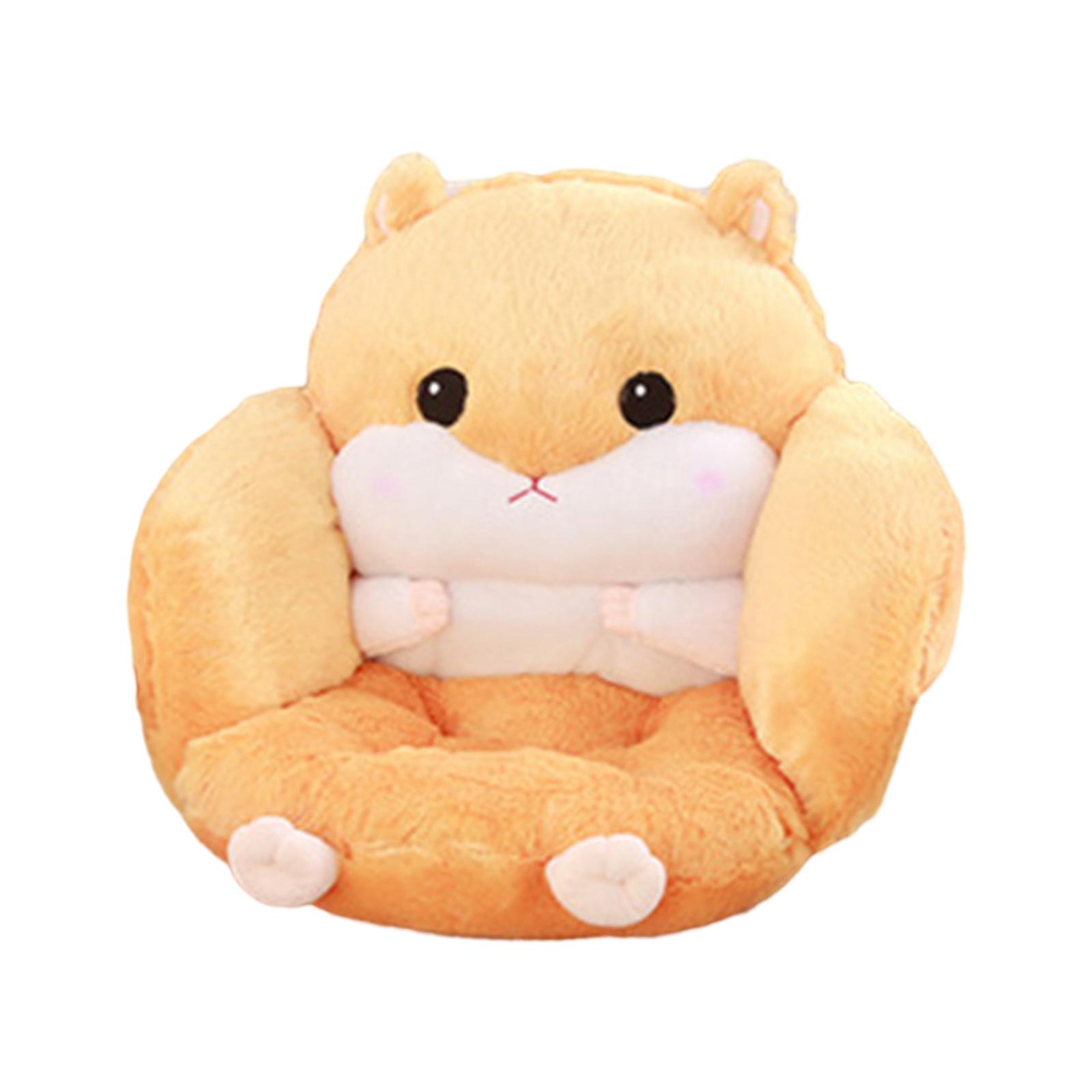 Ioensy - Cojín De Asiento De Hámster, Almohada De Silla Interior Bonita Para Decoración Del Hogar Del Hotel, Apartamento, Marrón Claro