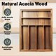 thumbnail image 4 of CADDY KITEISCAT organizador expandible de cubiertos de madera de acacia con 8 compartimentos, 4 of 7