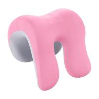 Ioensy - Cojín Para El Cuello, Almohada Para Descansar En La Silla Para Hombres Y Mujeres, Almohada Ligera Y Suave Para La Siesta, Color Rosa Y Gris