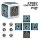 thumbnail image 3 of El Show De Ren Y Stimpy Theme 7 Colors Alarm Clock Digital Led Alarm Clock Gifts For Kids Friends Family, 3 of 6