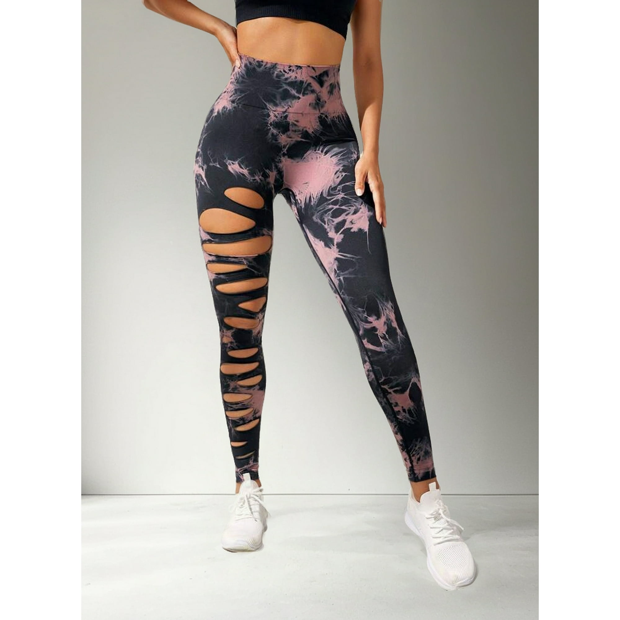 Flix Spa - Leggings Mujer Deportivos Tie Dye Para Yoga