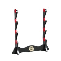 Bothyi - Soporte De Espada Samurái Soporte Horizontal Pantalla Para Flauta Wakizashi Dojo 4 Capas