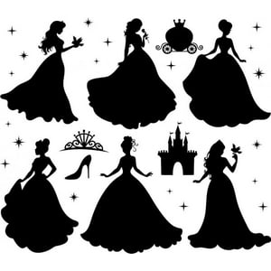 Rienda Libre Graphics - Decomural Princess Collection Set Ws-47617