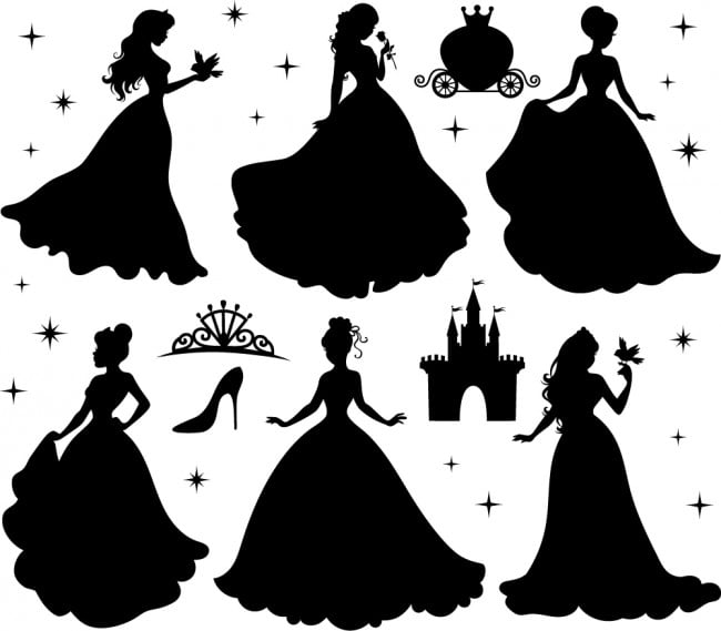 Rienda Libre Graphics - Decomural Princess Collection Set Ws-47617