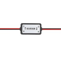 Magideal - Rectificador De Vista Trasera De 12 V Cc, Reemplazo De Rectificador De Cámara De Respaldo De Filtro De Alimentación De Cámara De Visión