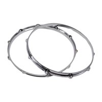 Magideal - 2 Aros Para Tambor De 14 Pulgadas, Aro Para Tambor, Suministros Para Instrumentos De Percusión, Aleación De Aluminio Universal, Fácil De Instalar, Ani