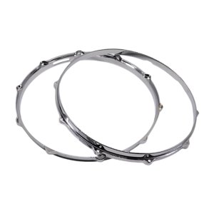 Magideal - 2 Aros Para Tambor De 14 Pulgadas, Aro Para Tambor, Suministros Para Instrumentos De Percusión, Aleación De Aluminio Universal, Fácil De Instalar, Ani