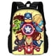 thumbnail image 1 of Cartoon Man M-Marvels Iron 3 pcs set Child School Backpack with Lunch Bags ,Pencil Bags School Bags for Boys Girls Best Gift, 1 of 3