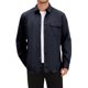 thumbnail image 4 of INSPIRE CHIC Camisas de Hombre Manga Larga Bolsillo en el Pecho Color Sólido Camisa Casual Chaqueta S Azul Marino, 4 of 6