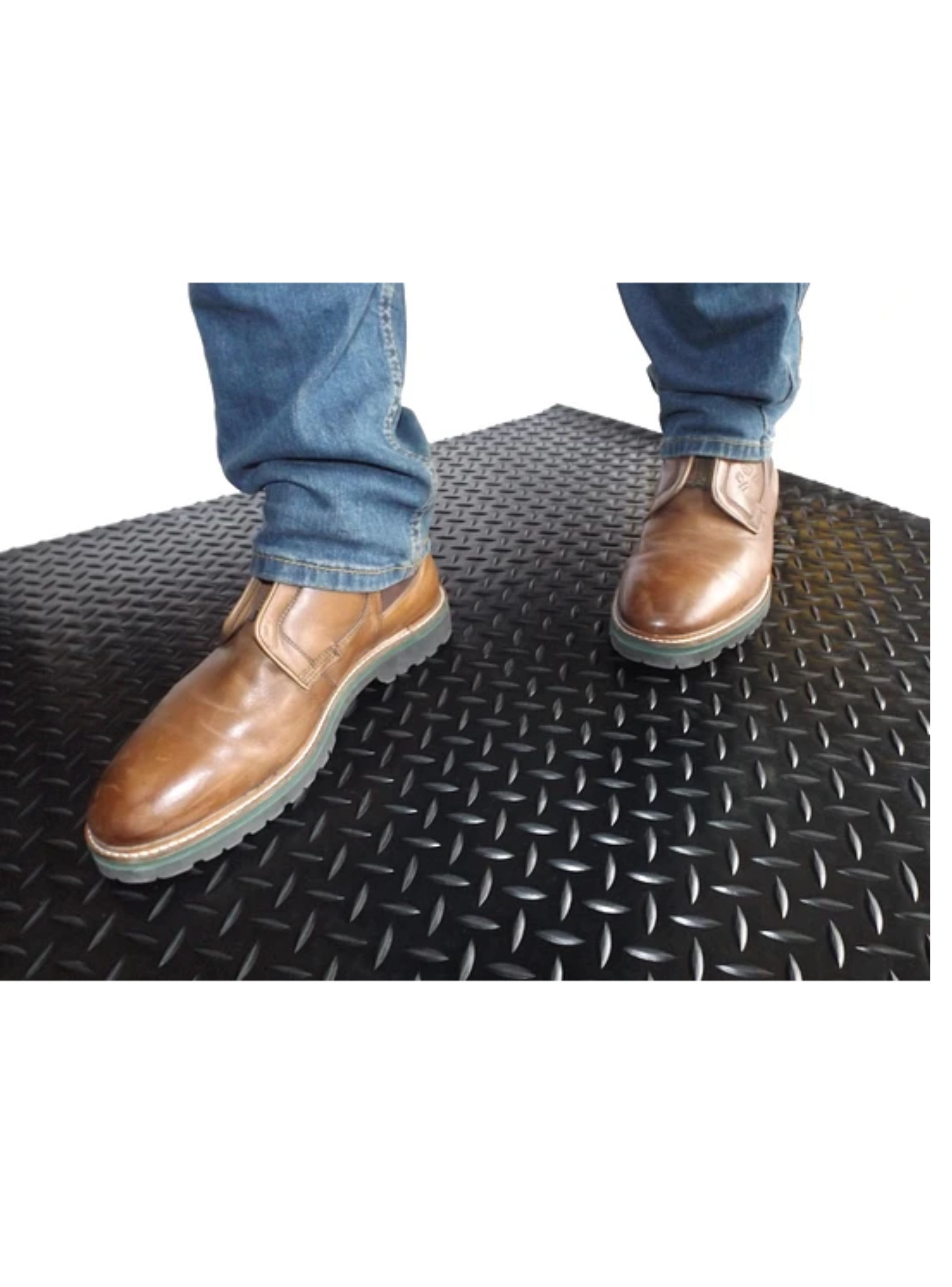 Cruzeirogomas - Piso R Goma Diamantado Neg Imp 3Mmsx1,4Mtx1Mtr Lineal