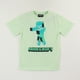 thumbnail image 1 of Polera Manga Corta Niño Verde Drowned Minecraft, 1 of 4