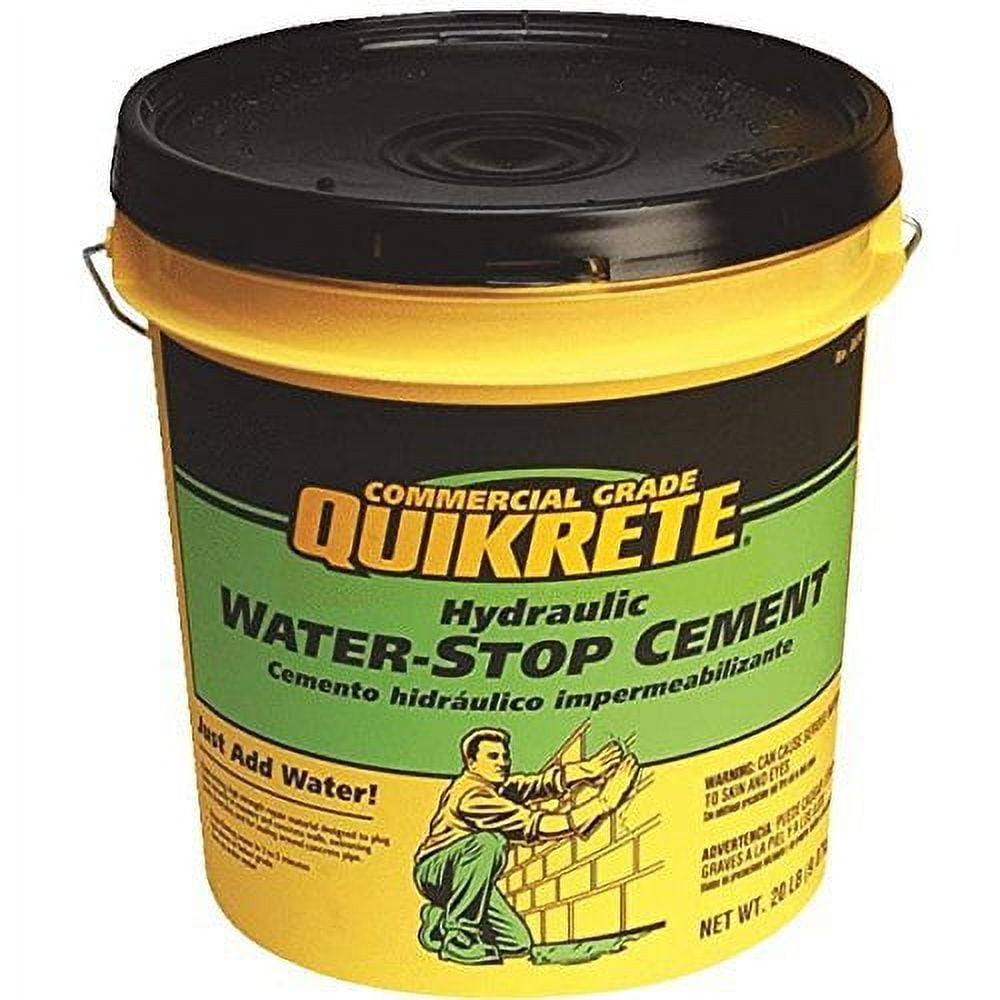 Cemento Water Stop Quikrete Hyd De Alta Viscosidad, Paquete De 5, 10 Kg