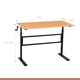 thumbnail image 4 of Escritorio de trabajo con altura regulable standing desk - Oak, 4 of 4