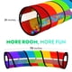 thumbnail image 5 of Juega Tunnel Playz Kids para niños pequeños de 1 a 3 años en adelante Rainbow, 5 of 9