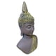 thumbnail image 1 of Figura decorativa cabeza buda plomo dorado, 1 of 3