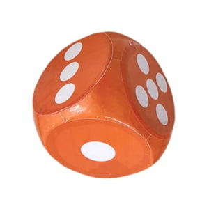 Bothyi - Dados De Espuma De 6 Lados, Recuerdos De Fiesta, Juguete De Aprendizaje Temprano, Gran Regalo, Juguete Educativo, Naranja