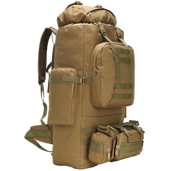 Mochila de Senderismo y Camping King'sGuard 100L con Sistema Molle