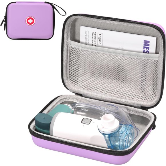 Estuche de transporte Fukumi 20 × 16 × 6 cm – Bolsa de viaje para nebulizador
