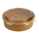 thumbnail image 1 of Envase bowl polipapel kraft 1000cc c/tapa 50 unidades #6, 1 of 3