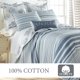 thumbnail image 5 of Juego de colcha Levtex Home King 264 x 234 cm Rayas azules Algodón, 5 of 5