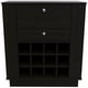thumbnail image 3 of Bar Mueble New York 1 Wengue - Negro, 3 of 11