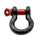 thumbnail image 4 of Gancho De Remolque 2T Negro Con Anillos En D, Grillete De Arco Para Aisladores Rojos, Horquilla Silenciadora, 4 of 5