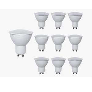Want - Pack 10 Ampolleta Gu10 100 6W 3000K