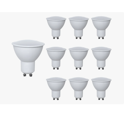 Want - Pack 10 Ampolleta Gu10 100 6W 3000K